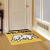 Door Mat Cute Cartoon Dog Pattern Anti Slip Mud Scraping Welcome Rug Front Door Rug Home Decoration