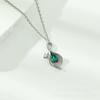 Small Leaf Necklace Women'S Light Luxury High-End Simple, Fresh And Natural Versatile Micro-Inlaid Zircon Pendant With Jewelry