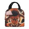 Attack On Titan Anime Insulated Lunch Bag for Kids School Cooler Thermal Food Box Tote Portable Lunch Boxes Container
