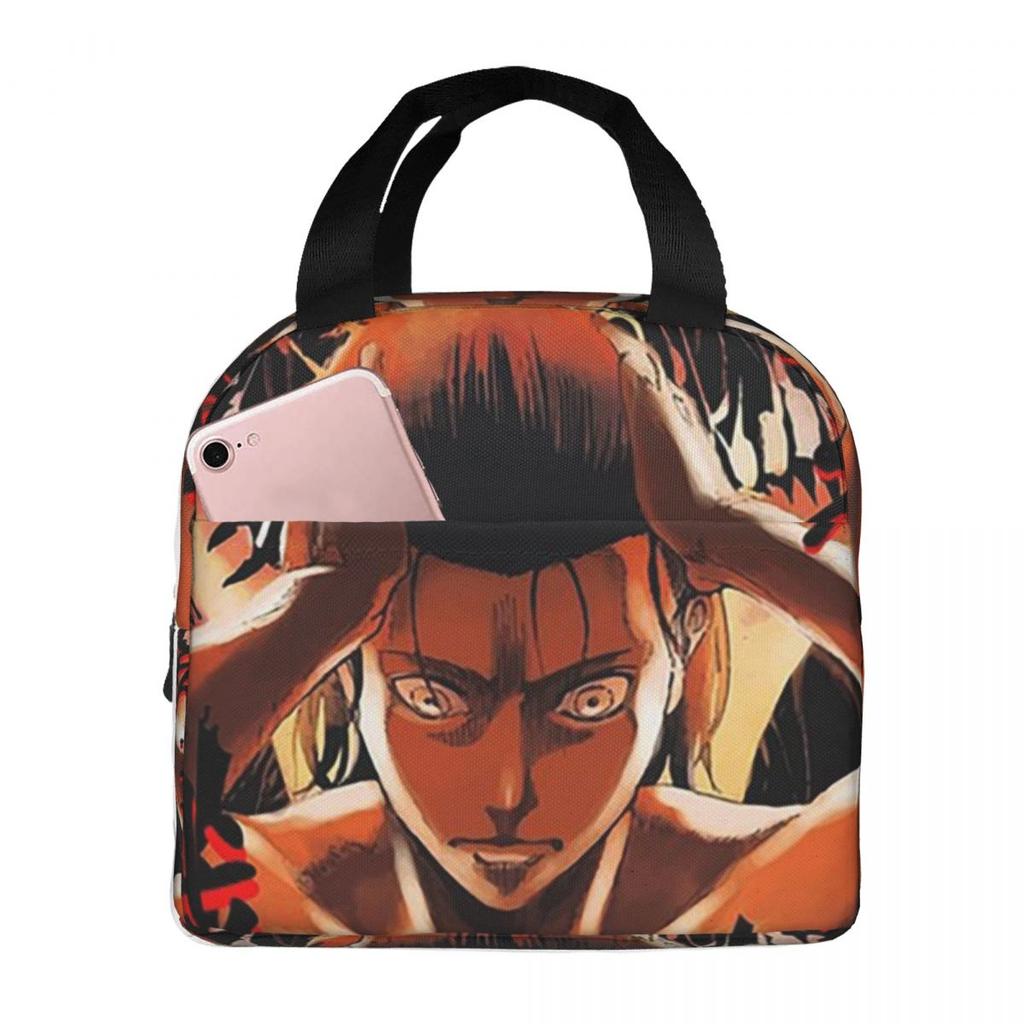 Attack On Titan Anime Insulated Lunch Bag for Kids School Cooler Thermal Food Box Tote Portable Lunch Boxes Container