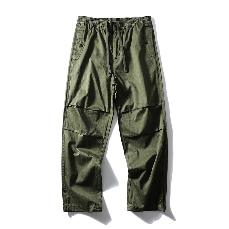 Japanese-Style Retro Loose Cotton Overalls Men 2024 New Spring and Autumn Pants Export Men's Pants Casual Pants