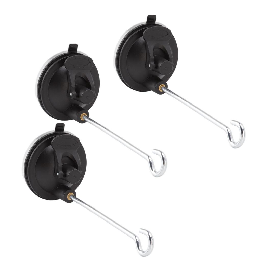 3 Pcs Bird Feeder Wall Hanger Window Suction Cup with Hanger Hook for Wind Chimes Plant