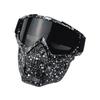Anlorr Motorcycle Goggles Windproof Tactical Mask Dustproof Goggles With Face Protection Shield Mask