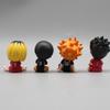 4pcs Haikyuu!! Anime Figure Gk Sleep Q-version Twisted Egg Cute Desktop Decoration Pvc Model Action Doll Statue Toychristmasgift