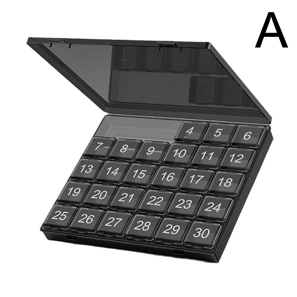 Pill Box Large Capacity Pill Box Pill Medicine Storage Pill Box Weekly Vitamin Organizer Moisture Resistant