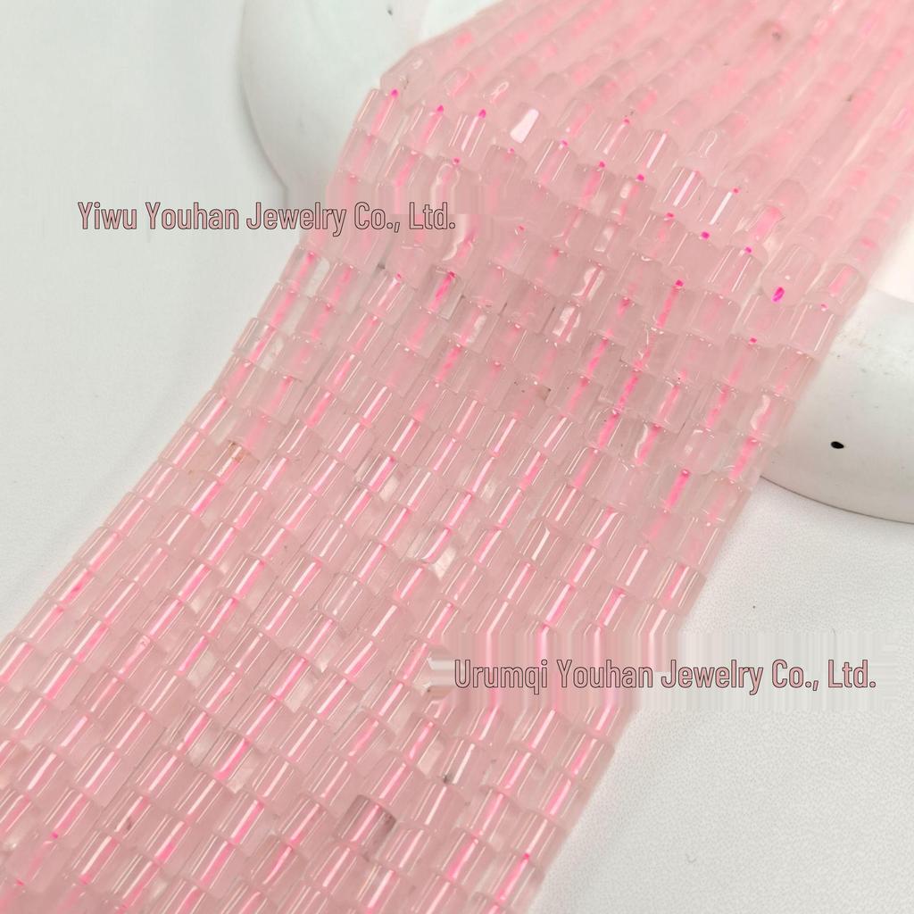 4x4mm Natural Stone Cylinder Beads for Handmade DIY Jewelry, Bracelets & Necklaces