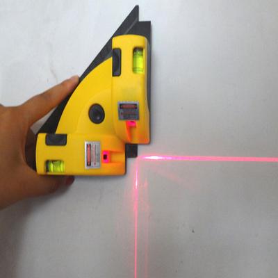 Livella a Squadra Proiezione Linea Laser Verticale Orizzontale ad Angolo Retto 90 Gradi