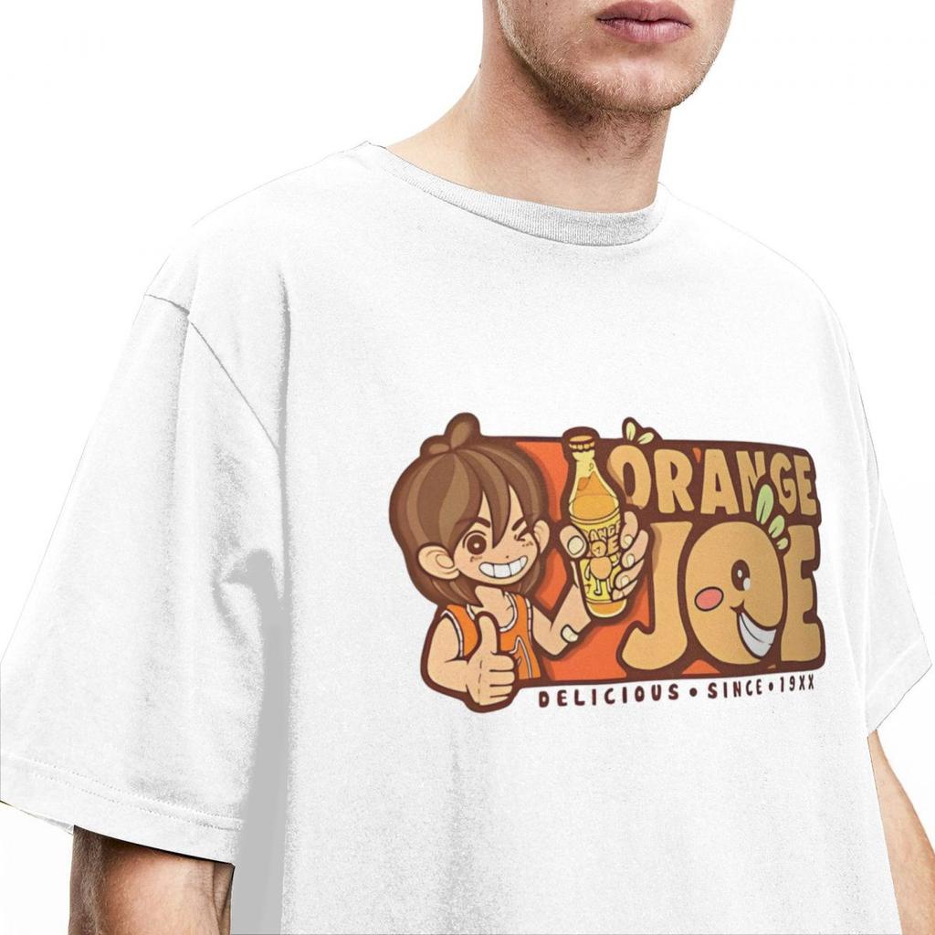Omori Orange Joe Game for Men Women T Shirt Merchandise Unique Tees T-Shirt 100% Cotton Printed Clothes