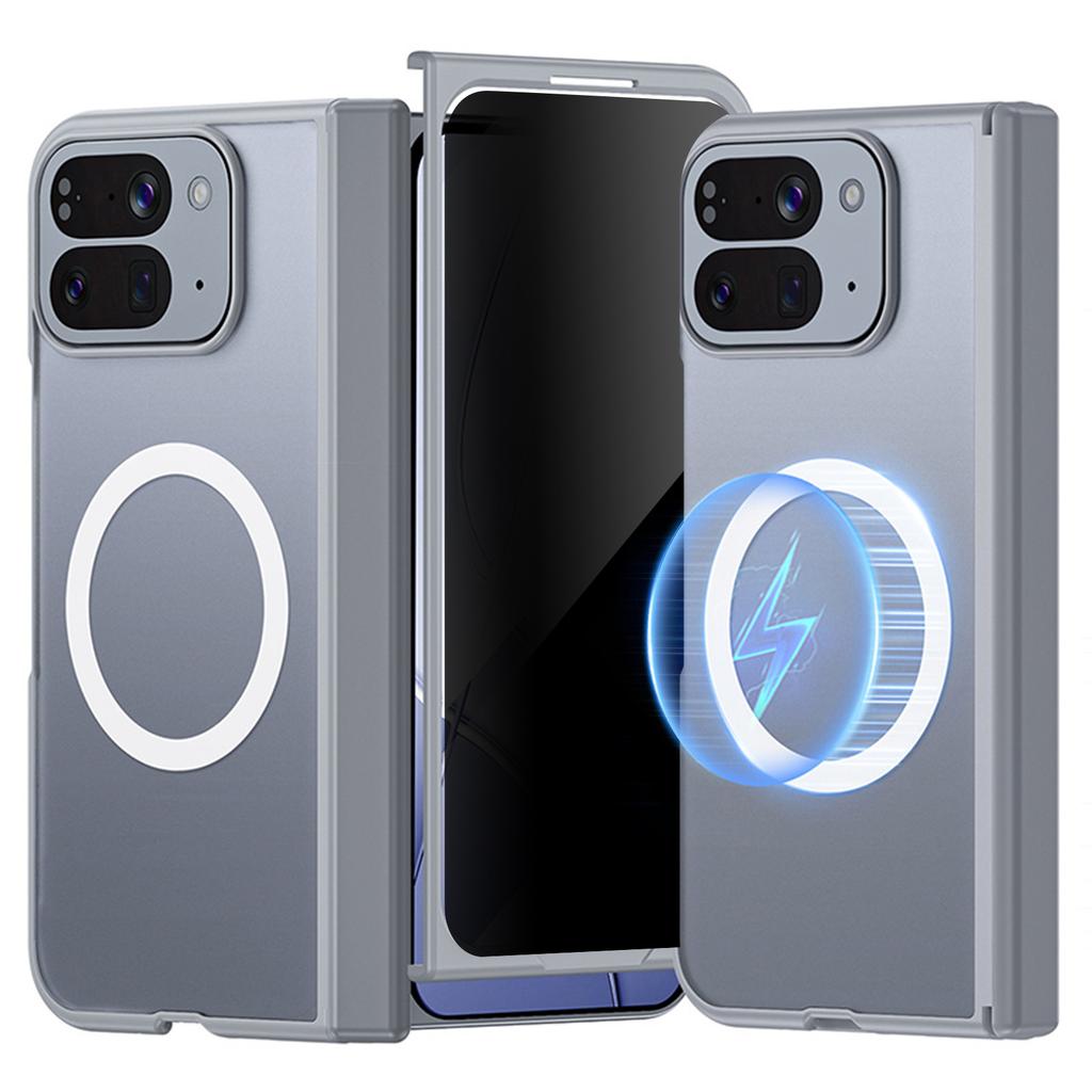 Compatible with Google Pixel 10 Pro Fold Wireless Magnetic Charging Phone Case, New Magnetic Hinge Protective Cover