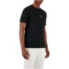 Emporio Armani Solid Color Round Neck Logo Fitted Short Sleeve T-Shirt Men Tops Black 3D1TH0-1JOCZ-0999