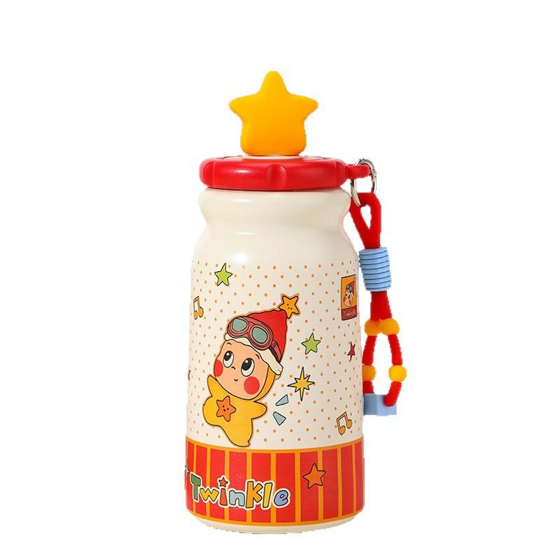Xingren thermos cup female cute coffee cup stainless steel sports water cup with straw tea separation cup