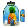 Spongebob Squarepants Children'S School Bag Male And Female Students Backpack Kindergarten Cute Cartoon Backpack Pencil Bag