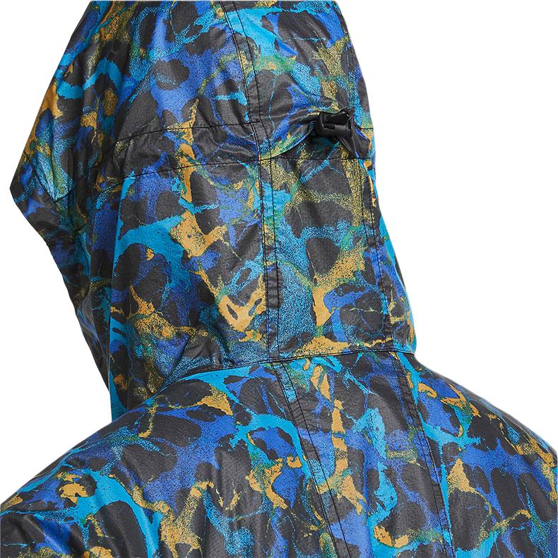 Nike Floral Comfort Windproof Sports Jacket Men Outerwear Blue CU0259-010