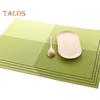 Placemat Wear Resistant Waterproof Non-slip Heat Insulation Rectangular Table Mat Glassware Cup Coaster
