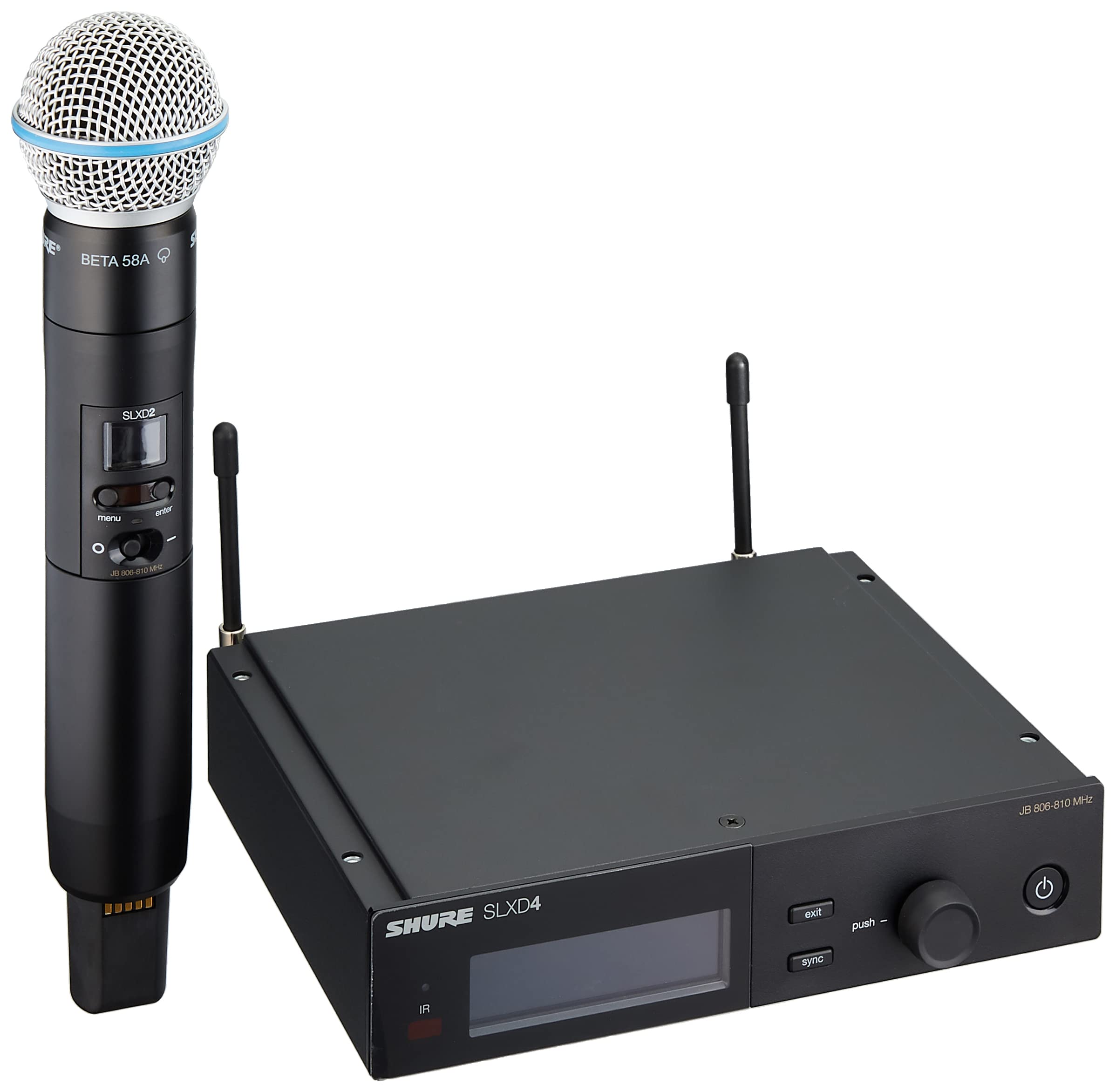 

SHURE Series Wireless Microphone Wireless System with Handheld Transmitter SLX-D SLXD24/B58 Beta®58A []