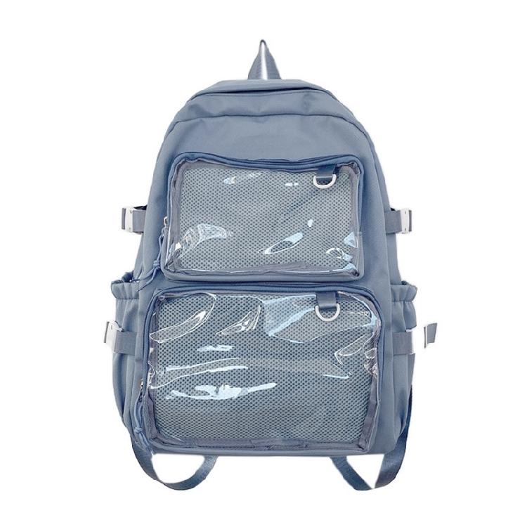 Student School Backpack Large Capacity Backpack Travel Backpack Clear Backpack Japanese Styles Backpack