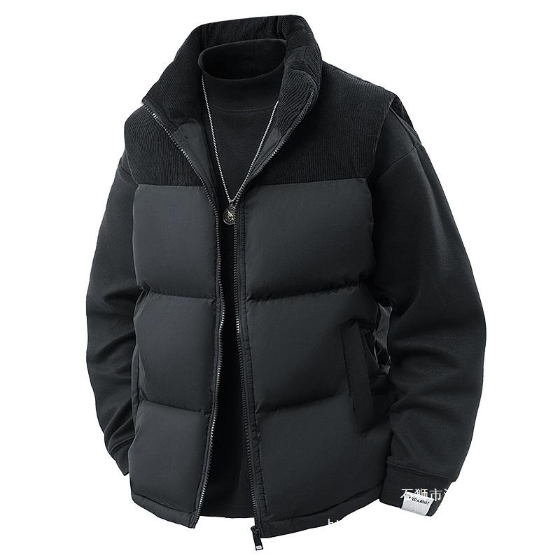 2025 Autumn and Winter New Vest Men's and Women's Thermal Cotton Vest Stand-up Collar Jacket Youth Cotton Vest High Quality