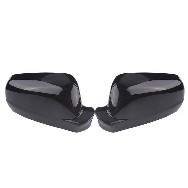 Rearview Mirror Cap Glossy Black Wing Side Mirror Cover Housing Same Size Fit For Golf 4 MK4 Bora 1998-2004 Car