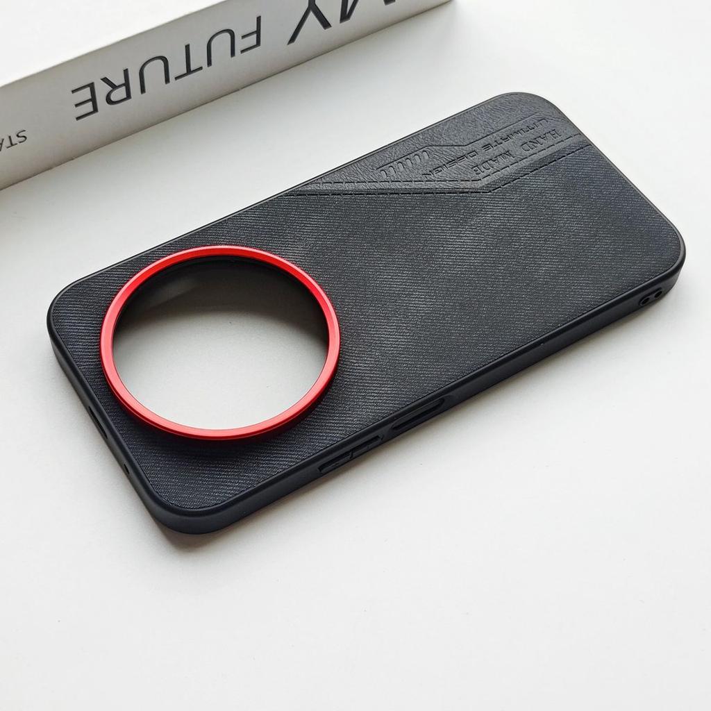 Für Huawei Nova 15 Max/Enjoy 90 Pro Max Hülle Luxus Business Denim Leder Spleiß Anti-Vergilbung Stoßfeste Abdeckung