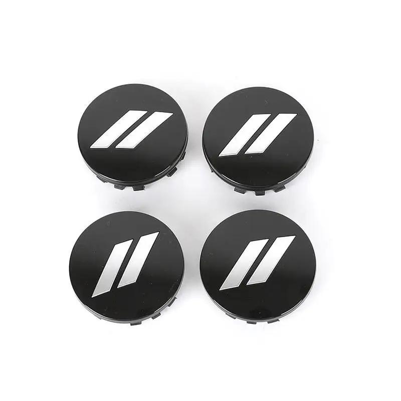 4 Stück x 63mm Auto Logo Radnabendeckel Felgenabdeckung Emblem Aufkleber für Dodge Charger Challenger Hell Cat SRT für Chrysler 300C
