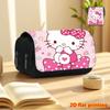 1pc Hello Kitty Pencil Case Suitable for Girls & Boys - Large Capacity Double-Layer Flip-Top School Organizer with Hello Kitty Print, Portable Travel 