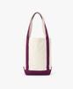Dear Tint Santa Rudolph Canvas Tote_Purple