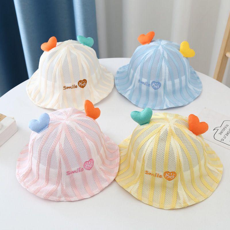 Hat Spring Summer Baby Thin Breathable Mesh Sunshade Fisherman's Hat Children's Casual Cool Hat