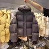 Winter Neu Hochwertig Super Dick Kurz Locker Baumwollgepolsterte Kleidung Baumwollgepolsterte Kleidung Kleine Kapuze Brot-Kleidung Jacke