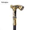 Gold Black Luxury Eagle Handle Walking Cane Fashion Decorative Walking Stick Gentleman Elegant Cosplay Cane Knob Crosier 90cm