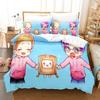 Animated Movie Lankybox Bedding Set For Bedroom Soft Modern Bedspreads Comefortable Kids Duvet Cover Quilt Cover And Pillowcase