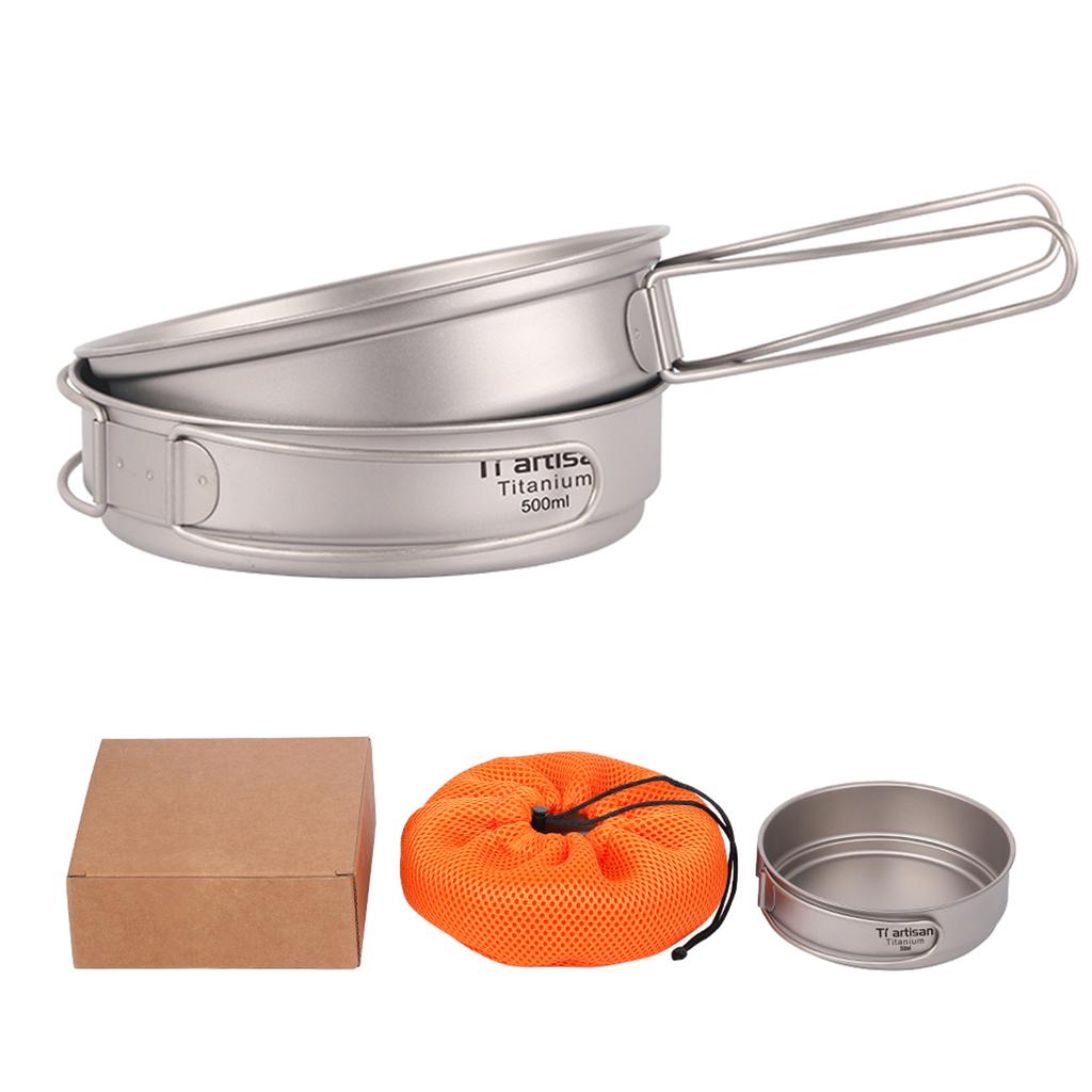 Camping Frypan Frying Pan Cooking Frying Pan Smooth Round
