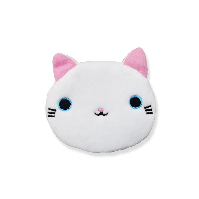 

Cartoon Cat Coin Purse Plush Wallet Women s Fashion Zipper Mini Key Change Student Storage Wallet білий