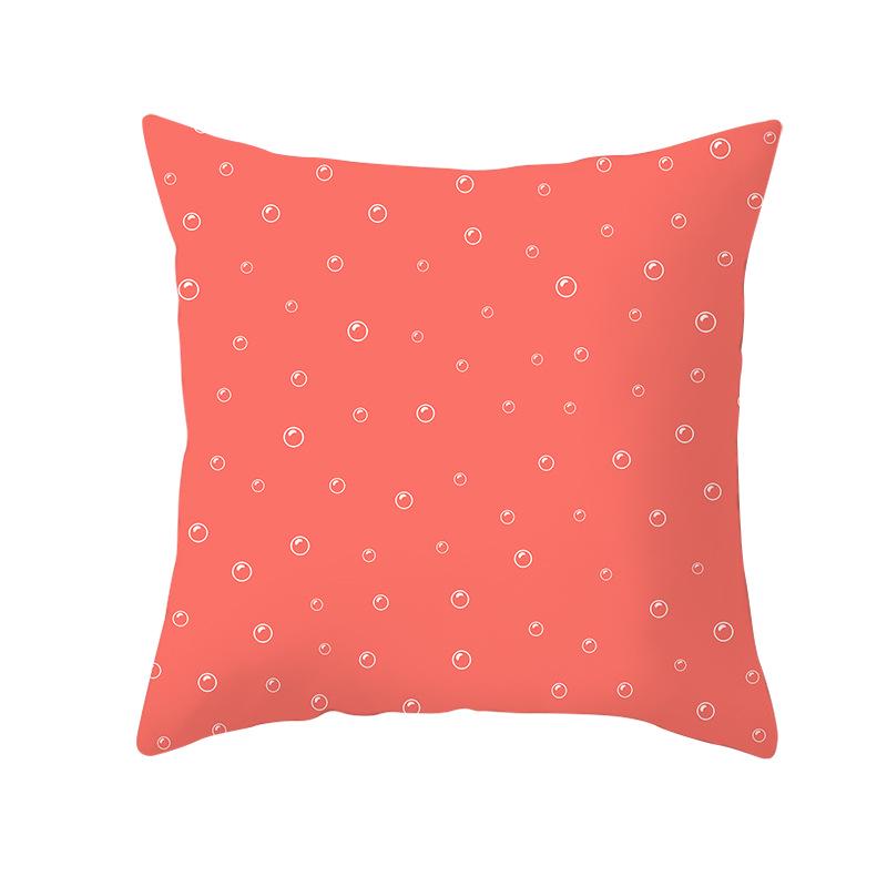 

Home Living Coral Color Peach Skin Pillow Cushion Cover Home 45 * 45Cm (without pillow core)