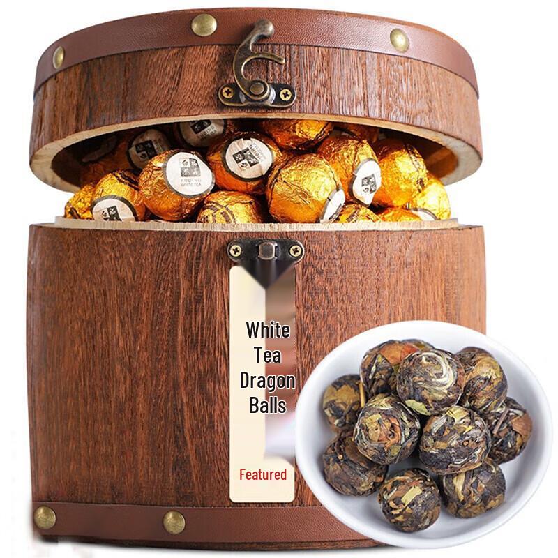 Yihancun Aged Fuding White Tea Dragon Ball, 500g