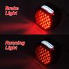 HDBUBALUS Motorcycle Motorcycle LED Running Tail Light Brake License Plate Lamp for Harley Touring Dyna Road King XL 833 1200