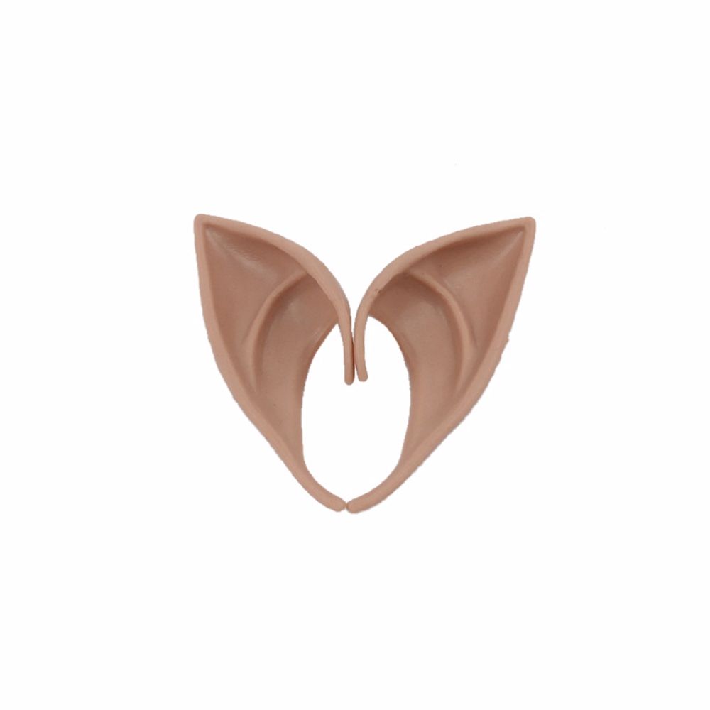 

Christmas Decor Emulsion Latex Elf Ears Halloween Decoration Angel Ears Cosplay Costume Accessories khaki-10cm