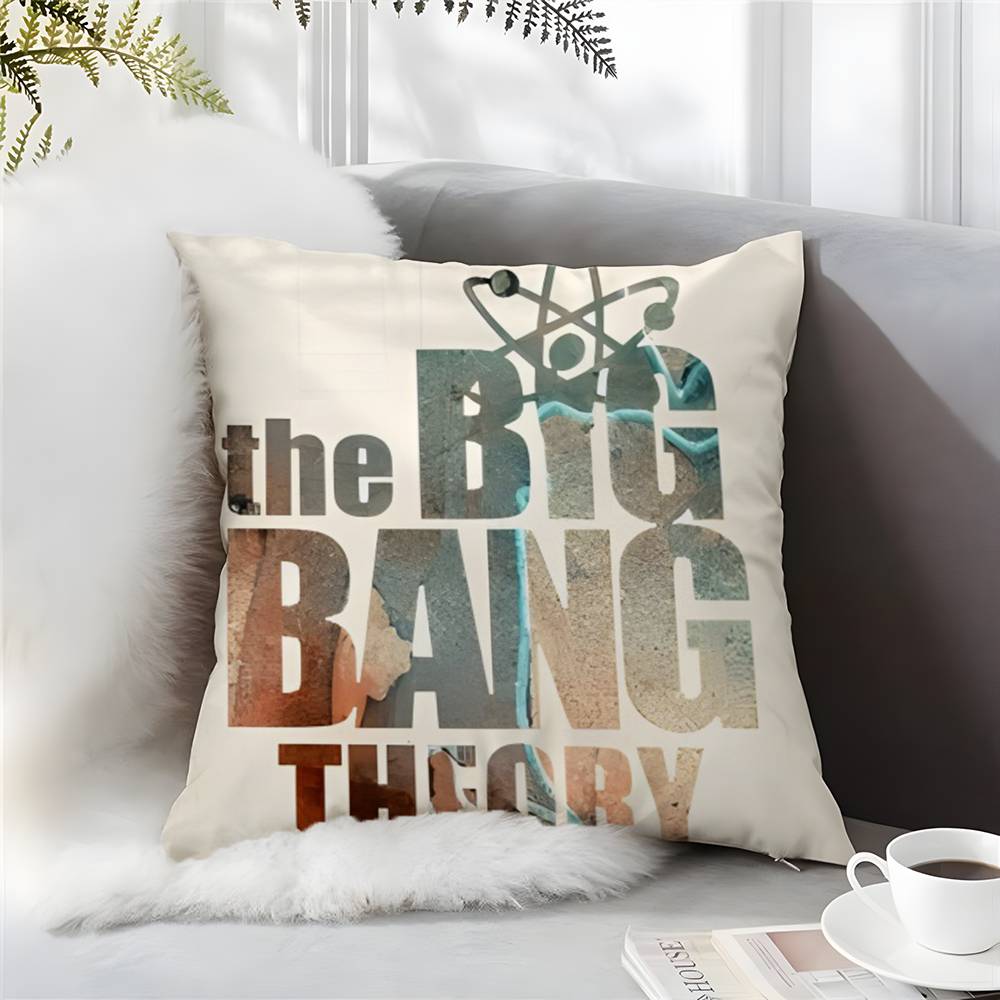 TV-Serie T-The Big Bang Theory-MT Kissenbezug Komfort Sofabett Seidig Elegant Unsichtbarer Reißverschluss Kissen Kissenbezug