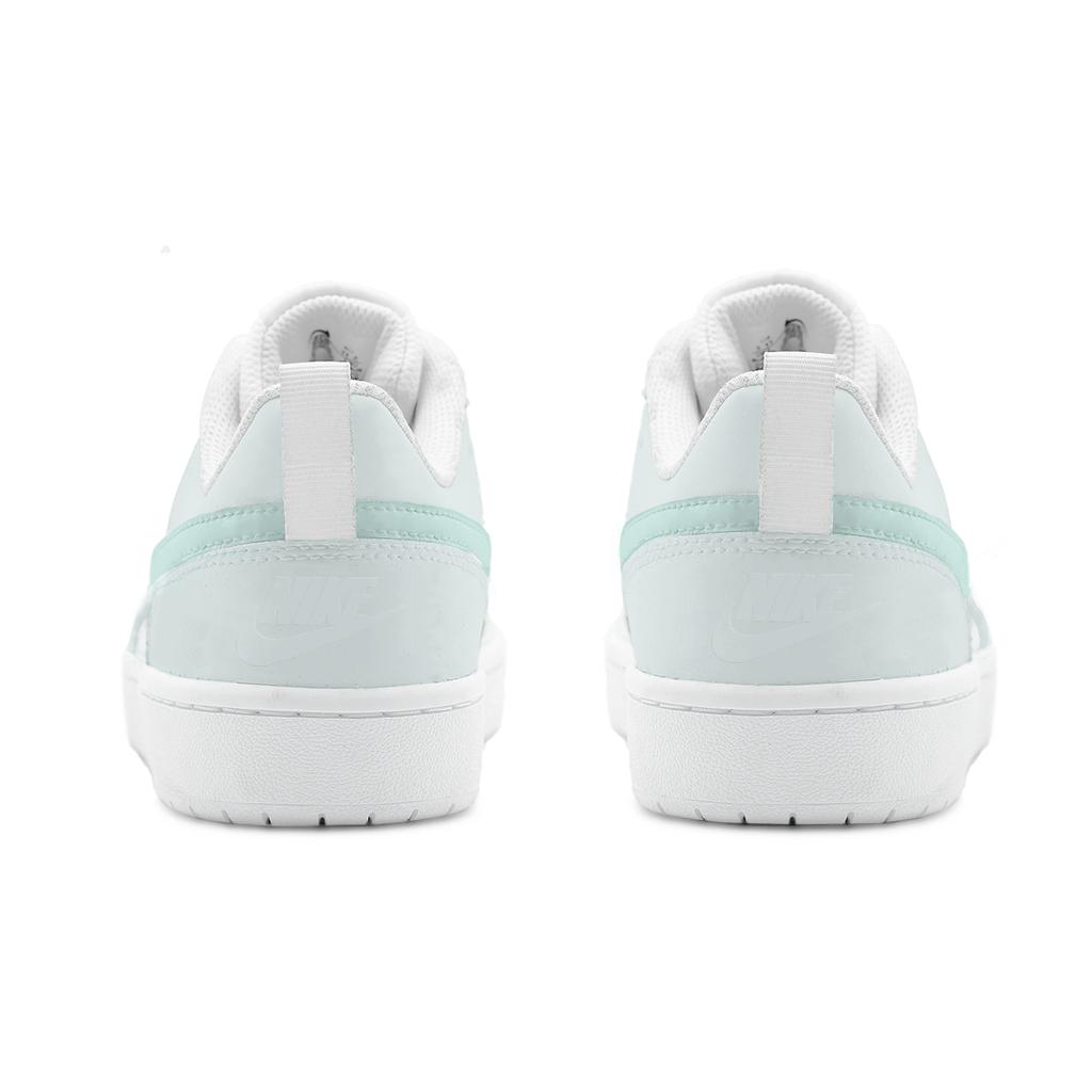 Nike Court Borough 2 Mint Lemon Leather Cushioning Abrasion Resistant Slip Resistant Low Top Skateboard Shoes Unisex BQ5448-100(Team1855 )