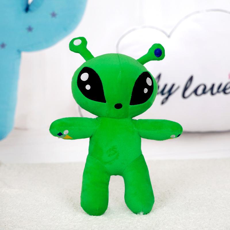 Discover Intime Boys Green Alien Plush Toy Anime Tentacled Horn Alien Monsters Horror Doll Girls Gentle Playthings Stuffed Throw Pillow Birth Date Gifts