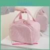 Elegant Silk Velvet Cosmetic Pouch With Expandable Storage For Women And Men Traveling