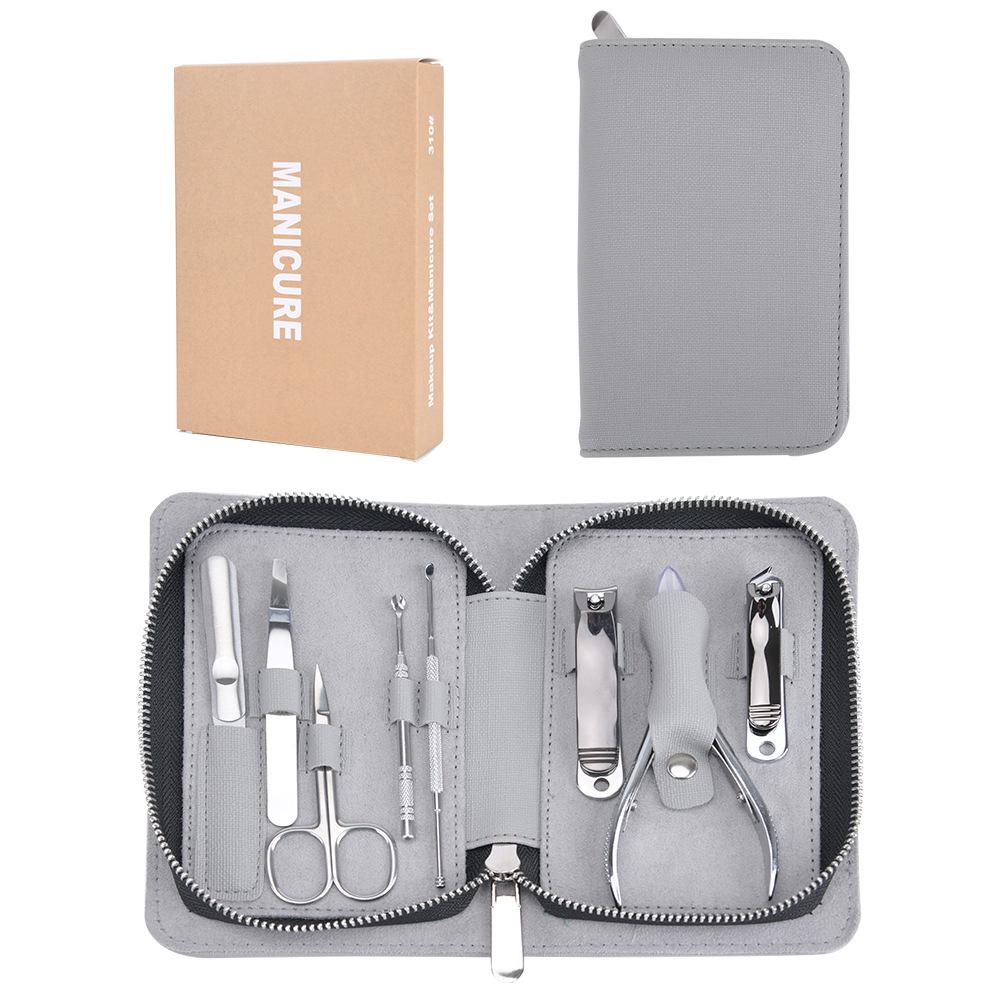 

Маникюрный набор из нержавеющей стали: Кусачки для ногтей, ножницы для кутикулы и пилка