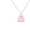 2pcs Cute Ghost Pendant Necklaces For Women Men Best Friend Lovely Ghost Pendant Couple Necklace Fashion Jewelry