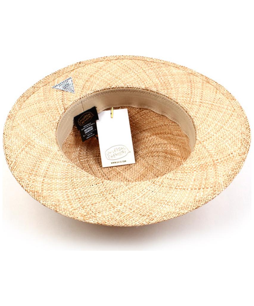 Yunibeosyeolkemiseuteuli Brown Line Bau Flat Fedora Panama Hat