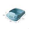 Litter Box with Ergonomic Design for Indoor Pets