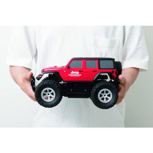 JOEZEN DIRTMAX 1/18 Scale Radio Control Jeep Wrangler Rubicon JRVT116-RD Red