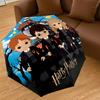 1PC Hogwarts Express Harry Potter Umbrella-8-Rib Reinforced, Automatic Open, Lightweight & Durable, Cute Fashion Accessory for Outdoor, D2704
