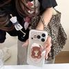 Polka Dot Sleep Cap Bear Case for iPhone 17/16ProMax/15/14 - High-End Japanese Korean Design