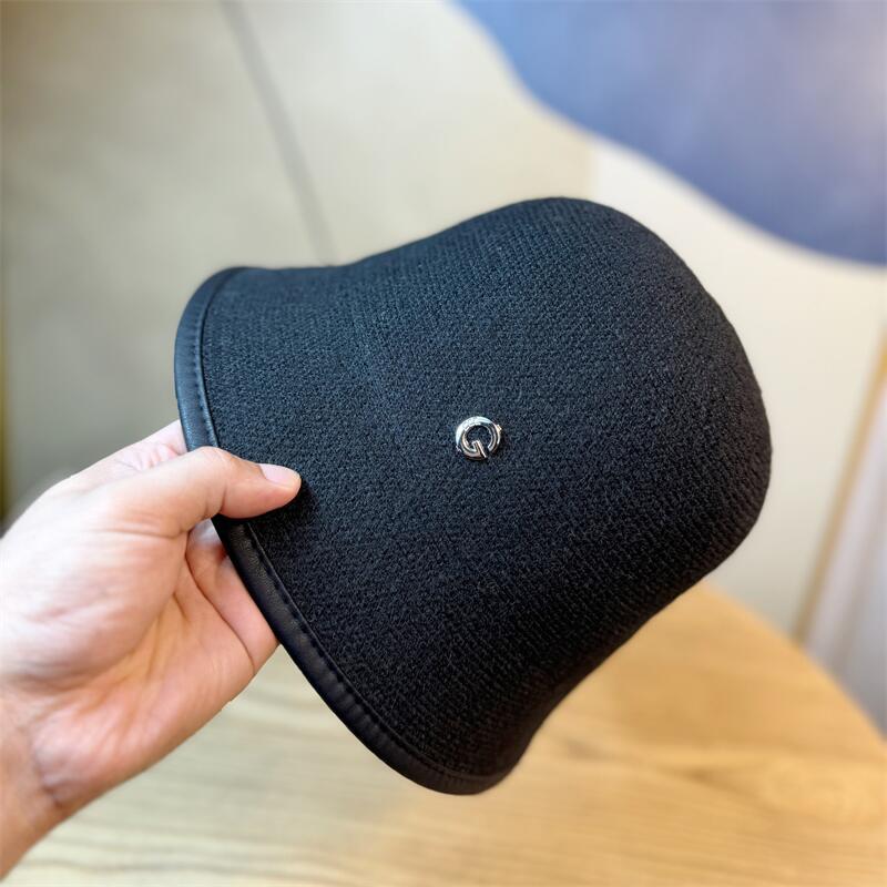 Hat Female Autumn and Winter Japanese Bucket Hat H Standard Fashion Basin Hat Bucket Hat