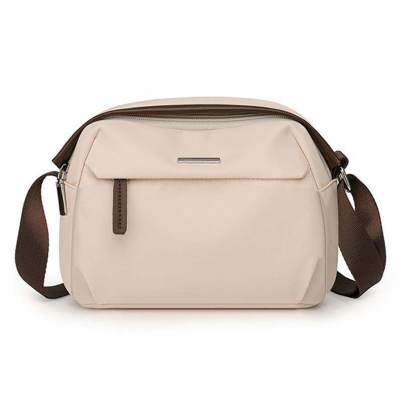 Crossbody Bag Women's Commuter Shoulder Bag Water-Repellent Multi-Compartment Large Capacity Mobile Phone Bag