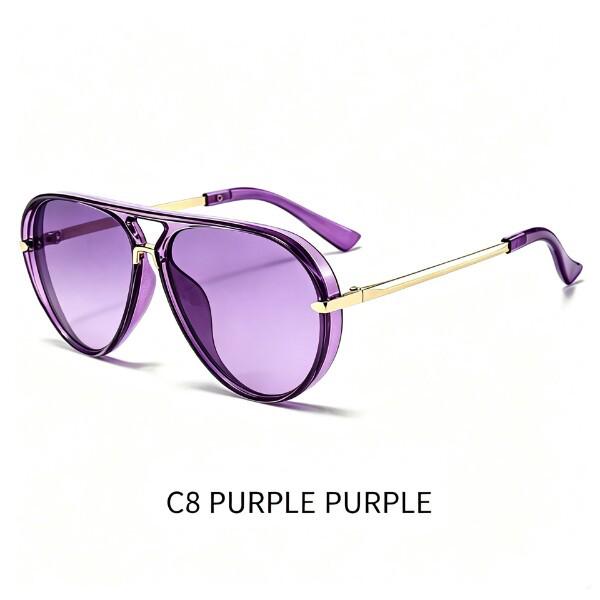 Trendy Large Frame Frog-Shaped Sunglasses: European and American Style